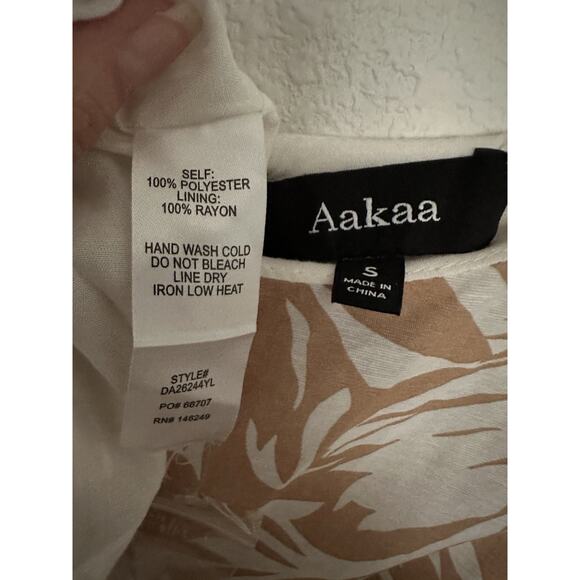 Aakaa mini dress sz S Palm Tree Mini Dress - Picture 11 of 11